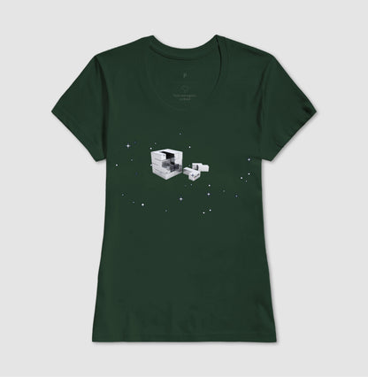 O brilho do cubo mágico - Camiseta Confort Masculina e Feminina