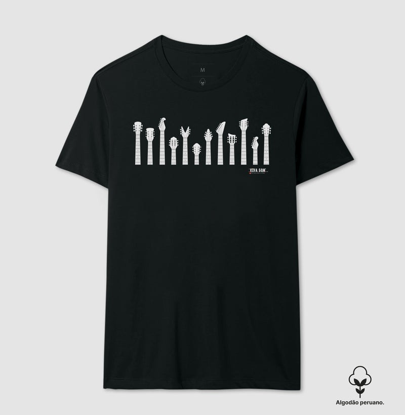 Rock: O Poder da Haste Sofisticada - Camiseta Algodão Peruano Masculina e Feminina