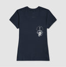 Gente livre gosta de Rock” — com a guitarra - Camiseta Confort (100% Algodão) Clássica e Baby Look 497146