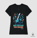 Médico:meu Bisturi tem Swing - Camiseta e Baby Look Algodão Peruano 497146