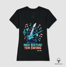 Médico:meu Bisturi tem Swing - Camiseta e Baby Look Algodão Peruano 497146