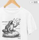Sapo Cantor “Quem Canta, Seus Males Espanta - Camiseta Algodão Peruano Clássica e Baby Look 497146