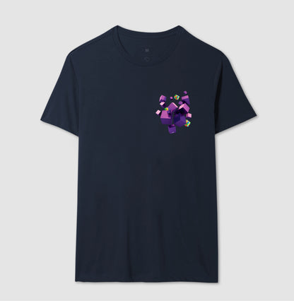 Os Cubos  - Camiseta Confort Masculina e Feminina