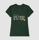 Música vida e amor - Camiseta Confort Feminina e Masculina 497146