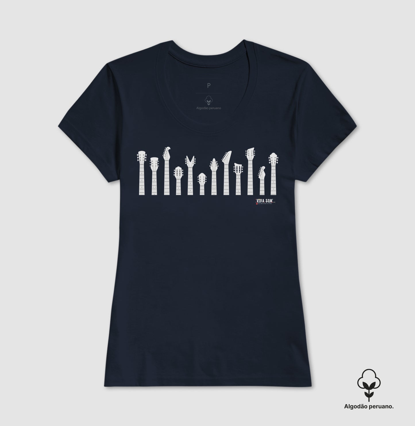 Rock: O Poder da Haste Sofisticada - Camiseta Algodão Peruano Masculina e Feminina