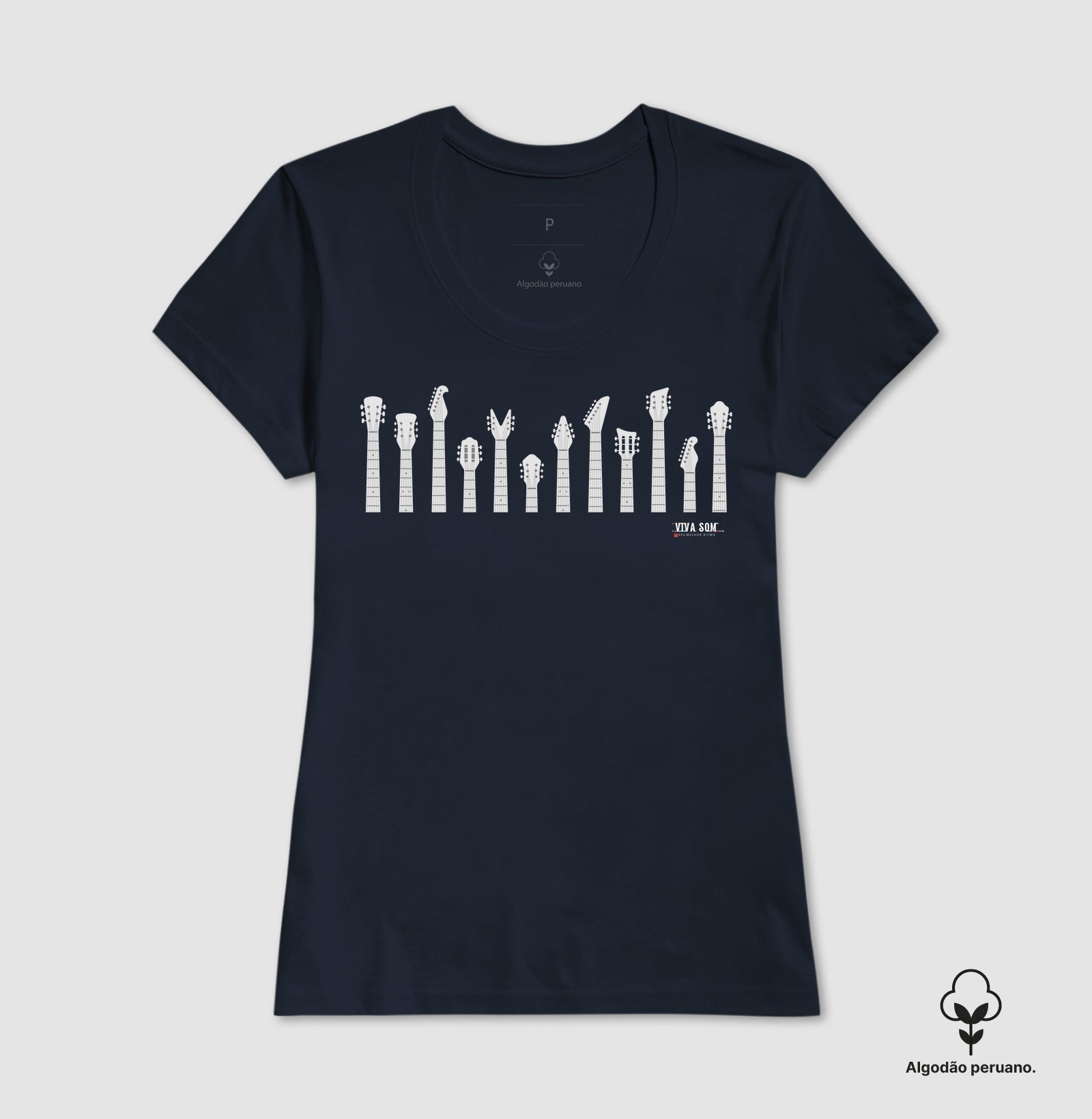 Rock: O Poder da Haste Sofisticada - Camiseta Algodão Peruano Masculina e Feminina 497146