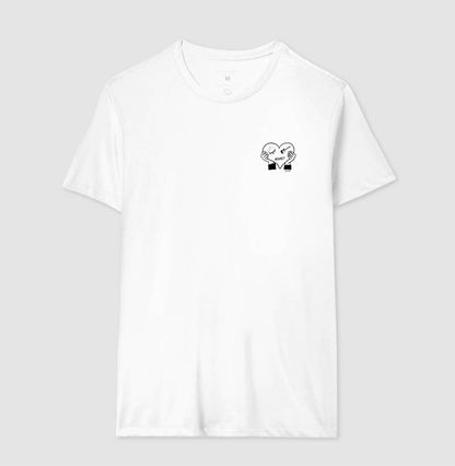 Meu coração tem respeito - Camiseta maculina e feminina confort