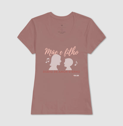 Mãe e Filho: Dueto de Amor - central - Camiseta e Baby Look Confort M e F