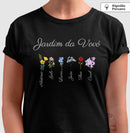 Vovó: o jardim (personalizada) - Camiseta e Baby Look (algodão peruano) 497146