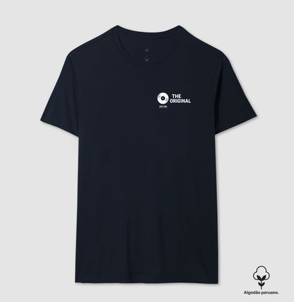 Algodão peruano - Pai, o original - Emblema lateral - Camiseta Masculina(clássica) Feminina (baby look)