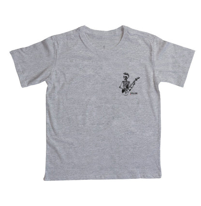 O esqueleto do Rock - Camiseta infantil unissex