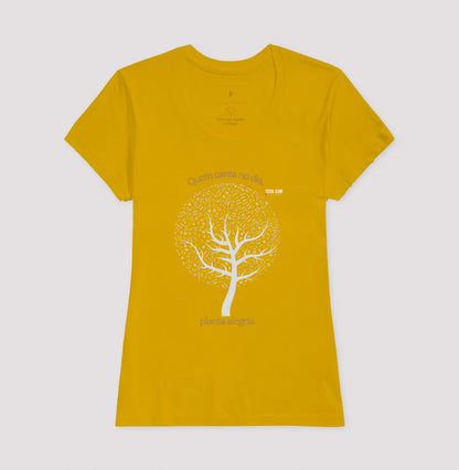Árvore da Alegria Quem Canta no Dia, Planta Alegria musical - Camiseta Confort Feminina / Masculina (100% Algodão) 497146
