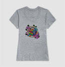 Cubo mágico na música - Camiseta confort feminina 497146