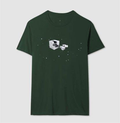 O brilho do cubo mágico - Camiseta Confort Masculina e Feminina