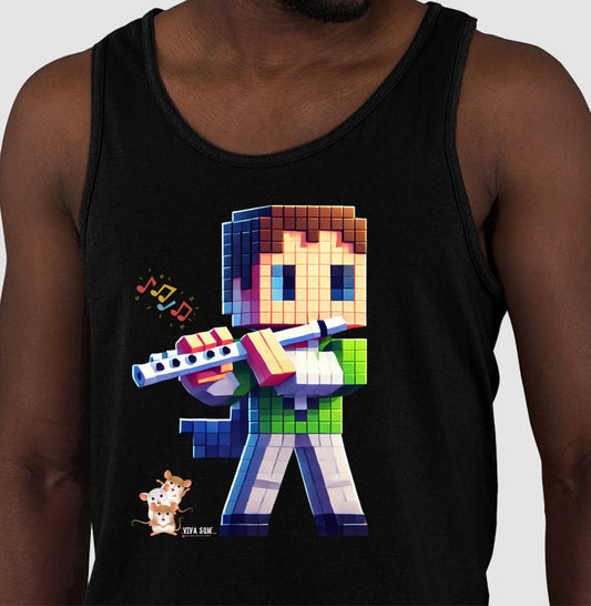 Flautista No pixel - Regata Unissex