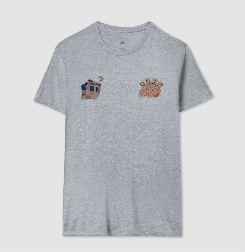 O cérebro e o cubo mágico - Camiseta Confort Masculina e Feminina