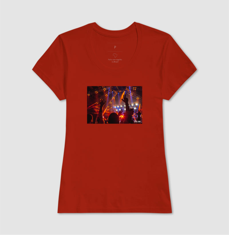 Rock: Show com Energia - Camisa Confort Masculina e Feminia