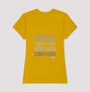 Afinada com a vida - Camiseta Confort (100% algodão) Clássica e Baby Look 497146