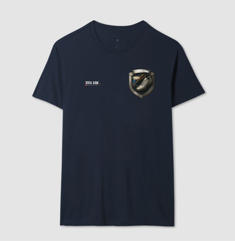 Futebol - Brasão lateral - Camiseta Masculina(clássica) e Feminina (baby look)