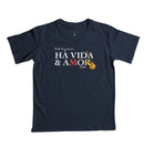 Música, vida e amor -Camiseta infantil Unissex 497146