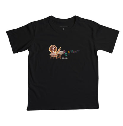 Boneca Pianista - Camiseta Infantil