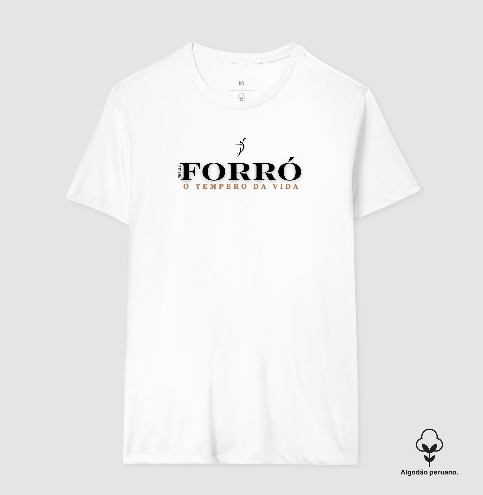Forró - O tempero da vida - Camiseta chique Algodão Peruano masculina e feminina 497146
