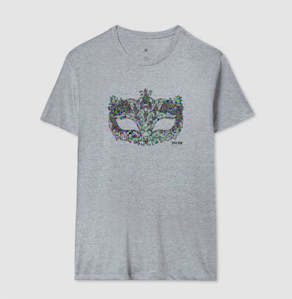 Máscara de Baile - Camiseta Confort Feminina e Masculina