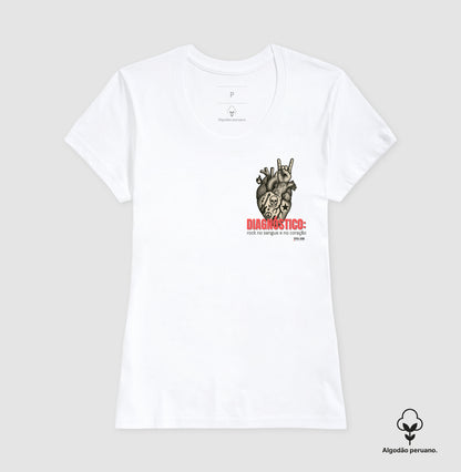 Médico: O diagnóstico ( lateral) - Camiseta e Baby Look Algodão Peruano 497146