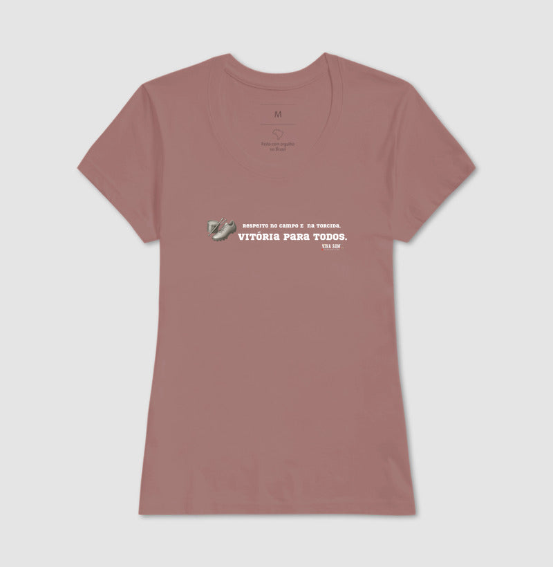 Futebol - Vitória para todos - Camiseta Masculina(clássica) Feminina (baby look)