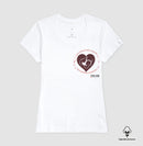 Mãe: Batida do Coração - Camiseta e Baby Look  (Algodão Peruano)  M e F 497146