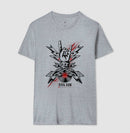 Disco de Rockn roll - Camiseta Masculina e Feminina - (Algodão Peruano) 497146