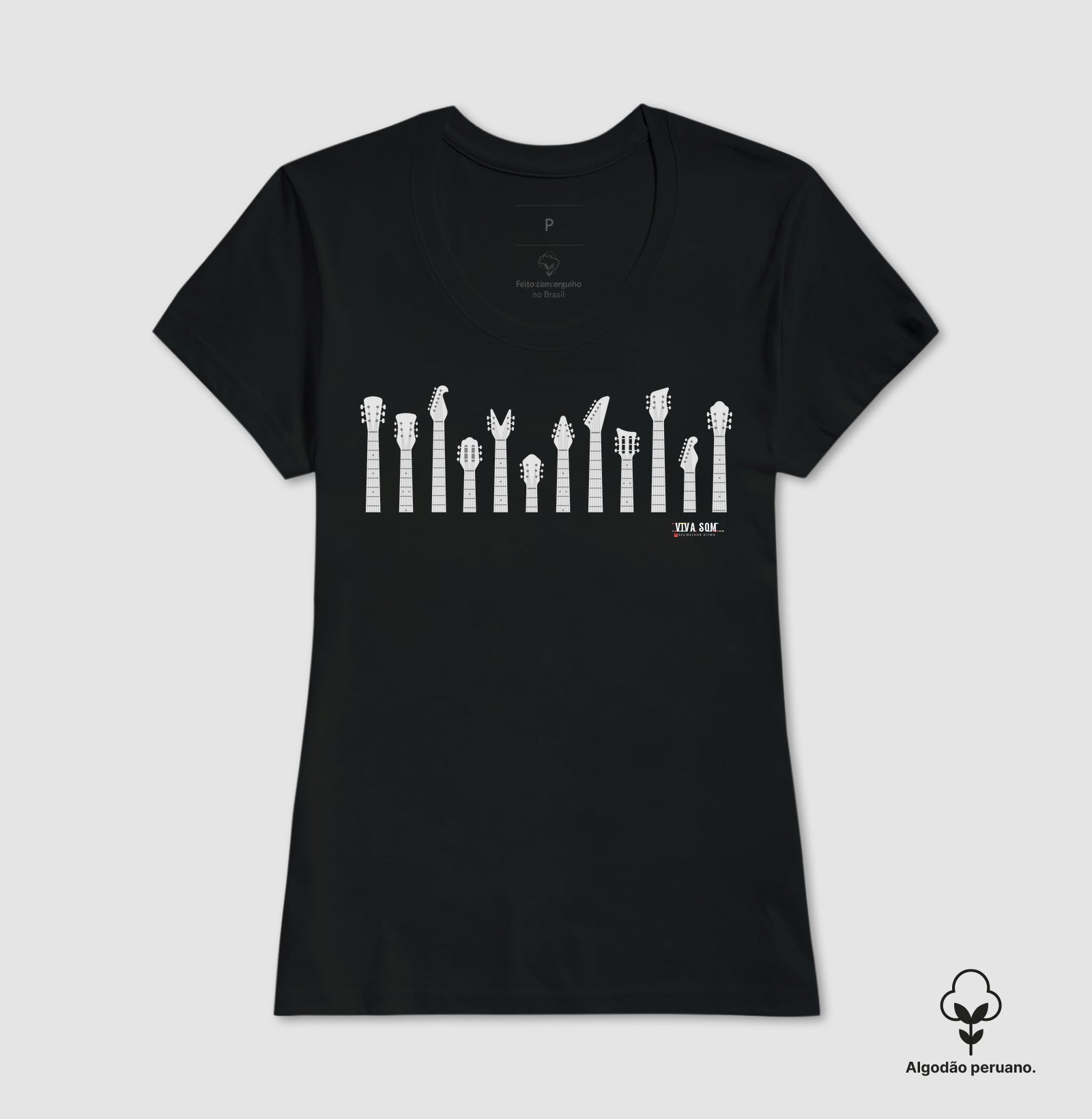 Rock: O Poder da Haste Sofisticada - Camiseta Algodão Peruano Masculina e Feminina 497146