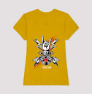 Disco de Rockn roll - Camiseta Masculina e Feminina - (Algodão Peruano) 497146