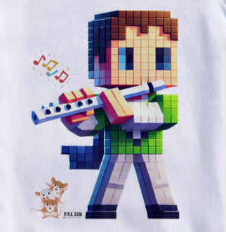 Flautista No pixel - Body Baby