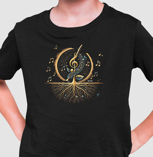 Semente Musical - Camiseta Infantil Unissex