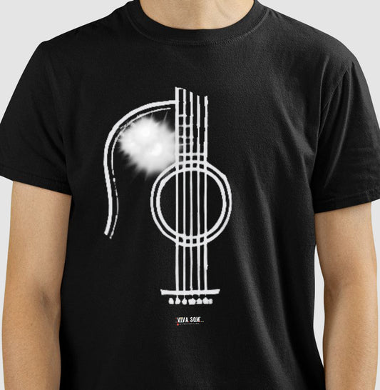 Violão Clássico - Camiseta Confort Masculina / Feminina ( 100% Algodão)