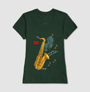 Sax: Porque gritar não tem melodia - Camiseta e Baby Look Confort 497146