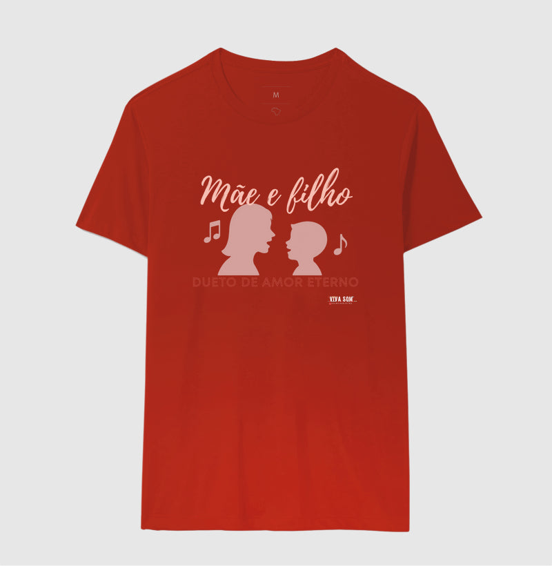 Mãe e Filho: Dueto de Amor - central - Camiseta e Baby Look Confort M e F
