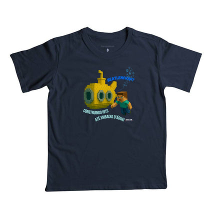 Beatlencraft no pixel- Camiseta infantil