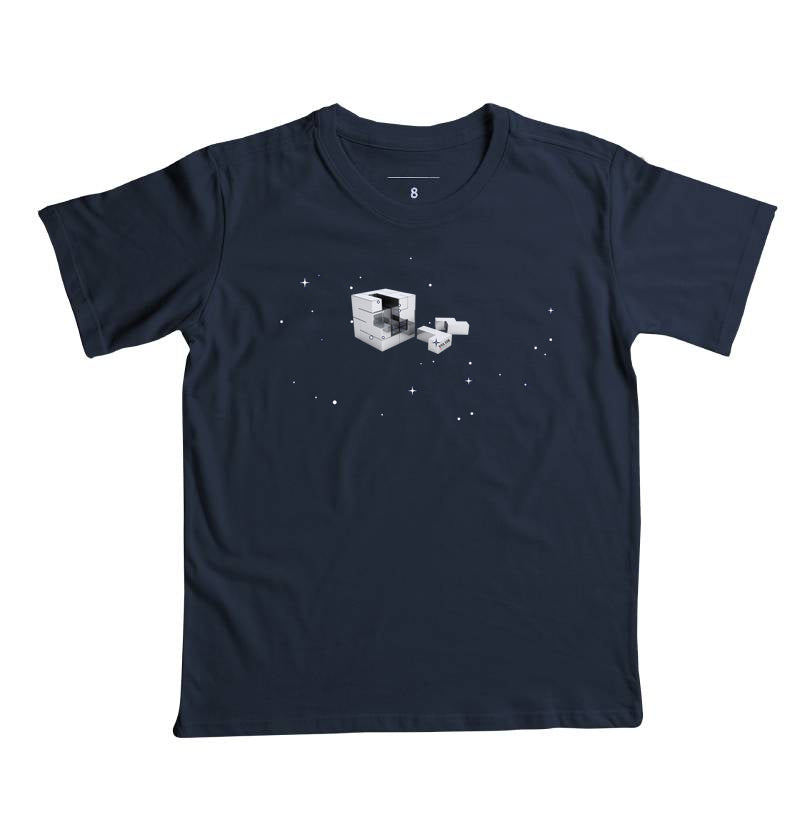 O brilho do cubo mágico - Camiseta infantil