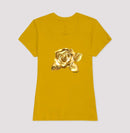 Rosa de Ouro Ampla - Camiseta confort Feminina 497146