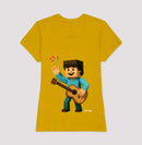 Violonista no Pixel - Camiseta infantil 497146