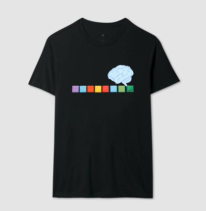 O pensamento colorido - Camiseta Confort Masculina e Feminina