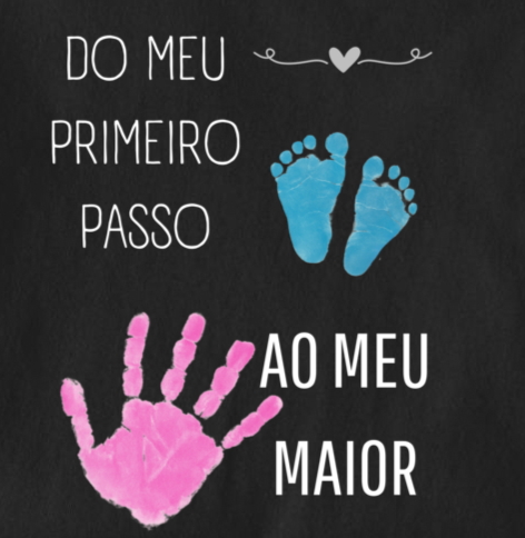 Papai: do primeiro passo, ao maior abraço - Camiseta Confort Masculina (clássica) e Feminina (baby look)