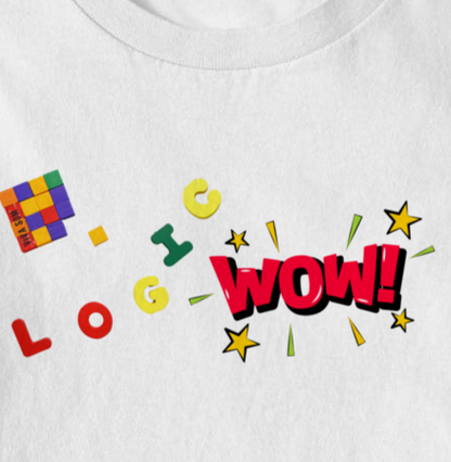Uau! A lógica do Cubo Mágico - Camiseta infantil