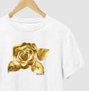 Rosa de Ouro Ampla - Camiseta confort Feminina 497146