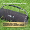 Caixa de Som Gravitus - Bluetooth Resistente a Água com Alto Falante Duplo 60W e Luz RGB