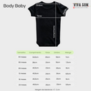 Rock: Símbolo e a Flor - Body Baby Unissex 497146